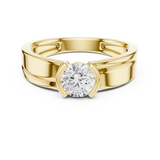 Gold Ring SBMR(44), Yellow Gold, view 4