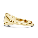 Gold Jewelry L36-4, Cushion center stone, Yellow Gold, view 3