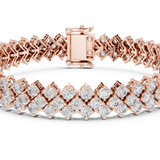 Gold Bracelet FBR0138, Rose Gold, view 4