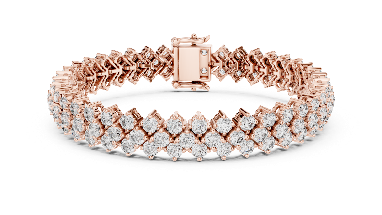 Gold Bracelet FBR0138, Rose Gold, view 4