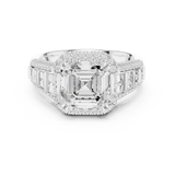 Gold Ring DDLR-262, White Gold, view 4