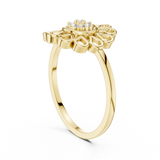 Gold Ring DR-6252, Yellow Gold, view 1