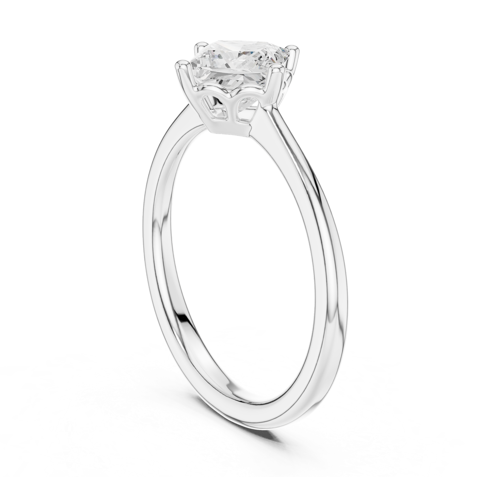 Gold Ring DDLR-570, White Gold