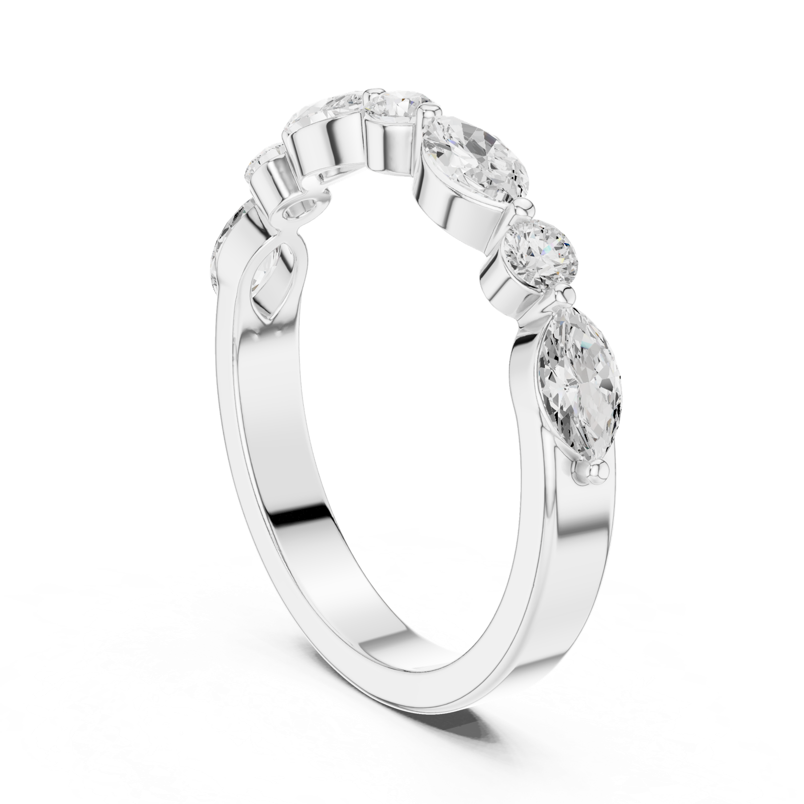 Gold Ring DDLR-384, White Gold