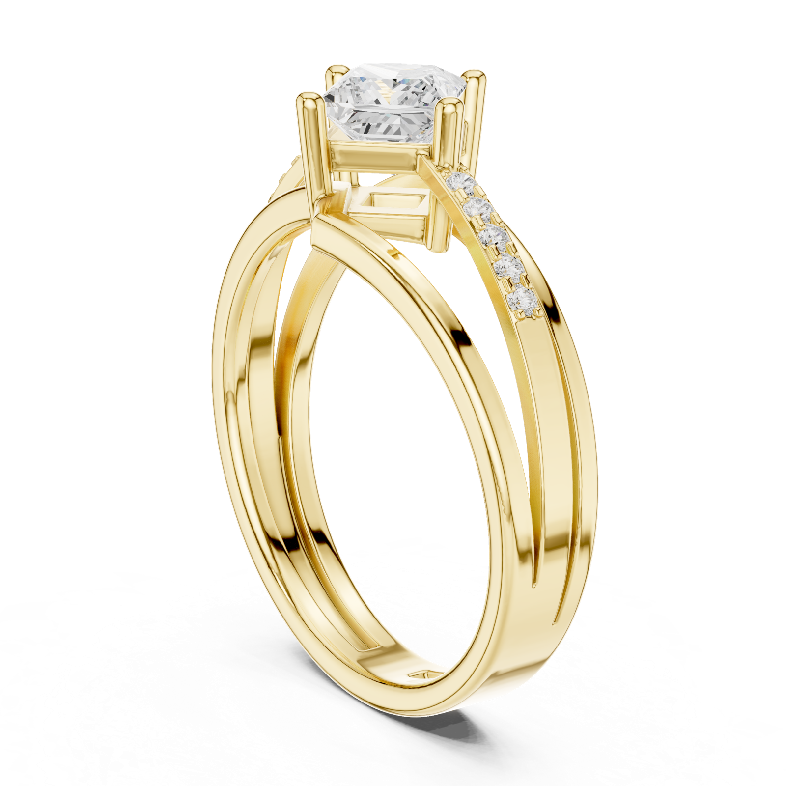 Gold Ring DDLR-475, Yellow Gold