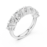 Gold Ring DDLR-619, White Gold, view 2