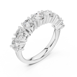 Gold Ring DDLR-619, White Gold, view 2