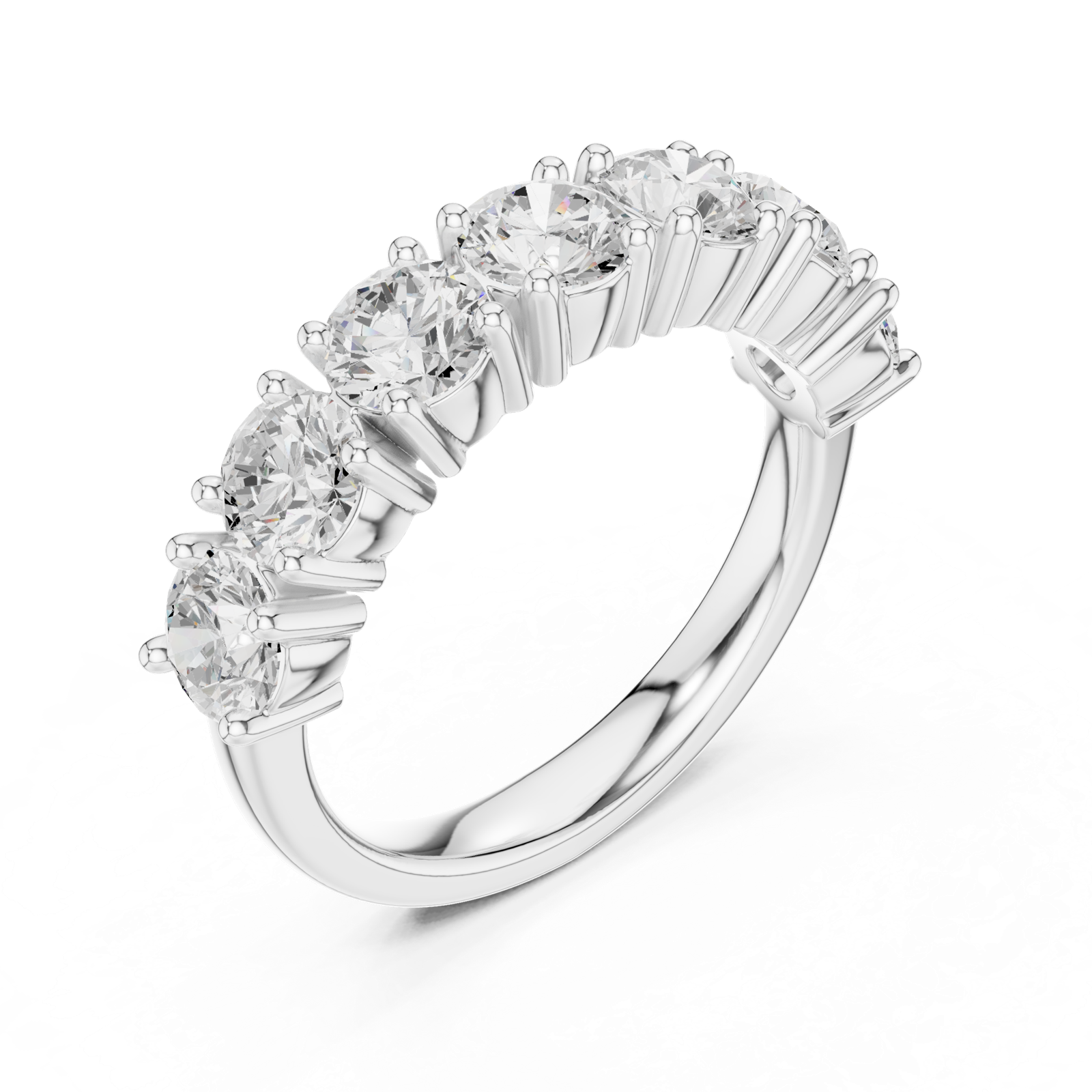 Gold Ring DDLR-619, White Gold, view 2