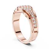 Gold Ring L03-1244, Rose Gold