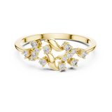 Gold Ring LR-01 (68), Yellow Gold, view 4