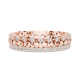 Gold Ring R39, Rose Gold, view 3