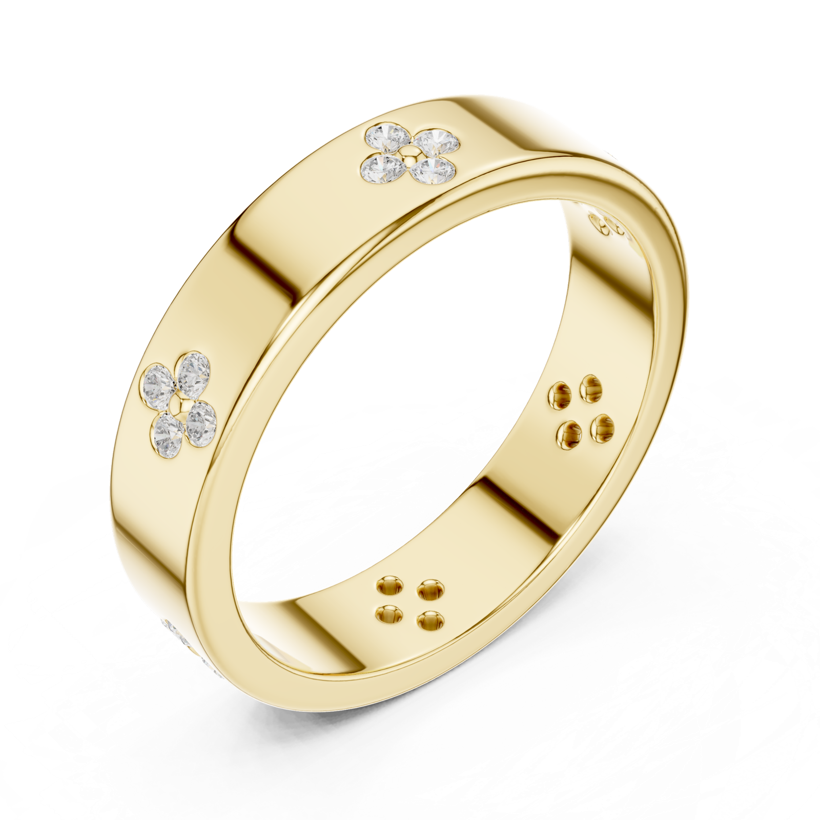 Gold Ring SBWR(70), Yellow Gold, view 2
