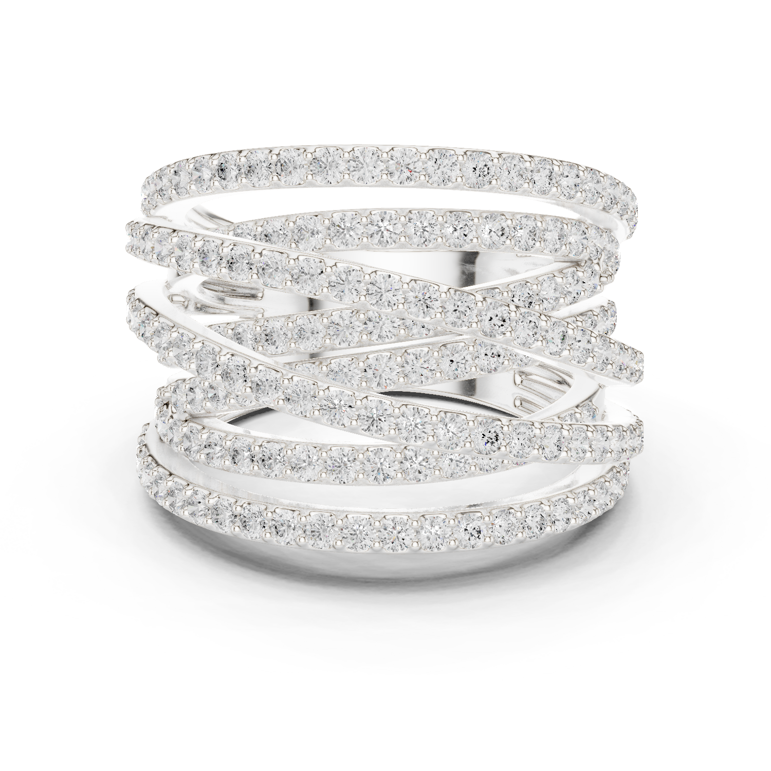 Gold Ring DDLR-855, White Gold