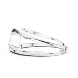 Gold Ring SBMR(42), White Gold, view 3