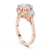 Gold Ring DDLR-276, Rose Gold, view 1