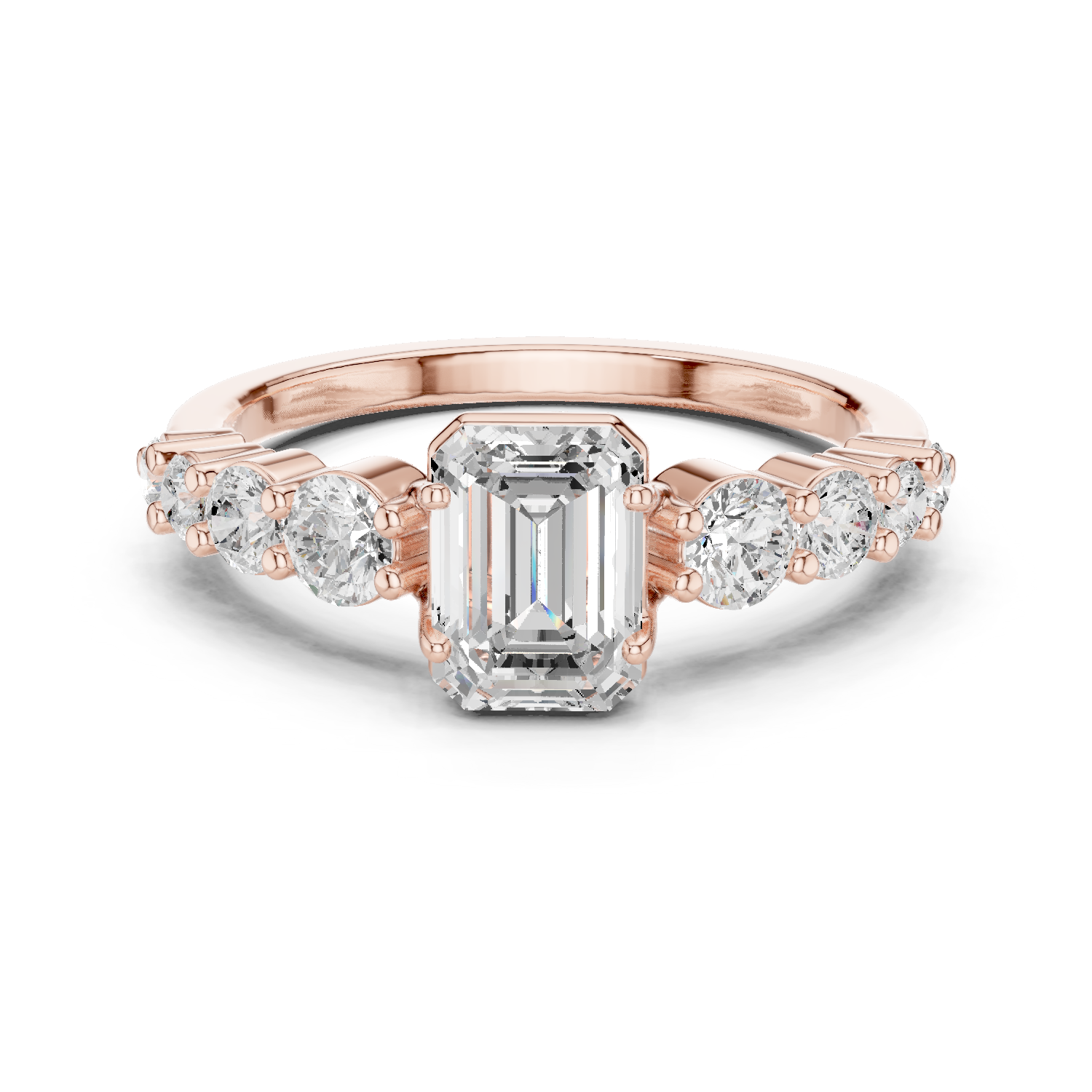 Gold Ring DDLR-1068, Rose Gold