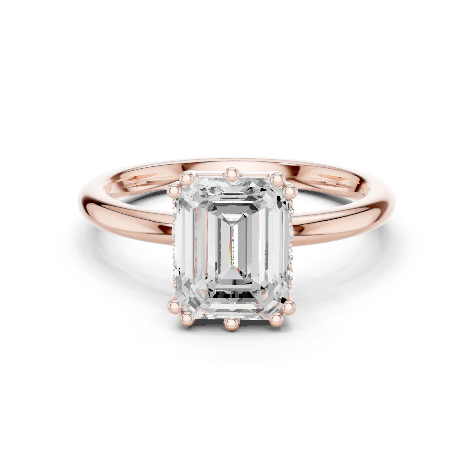 Gold Ring DDLR-925, Rose Gold
