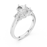 Gold Ring DDLR-895, White Gold, view 2