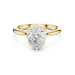 Gold Ring DDLR-928, Yellow Gold, view 4