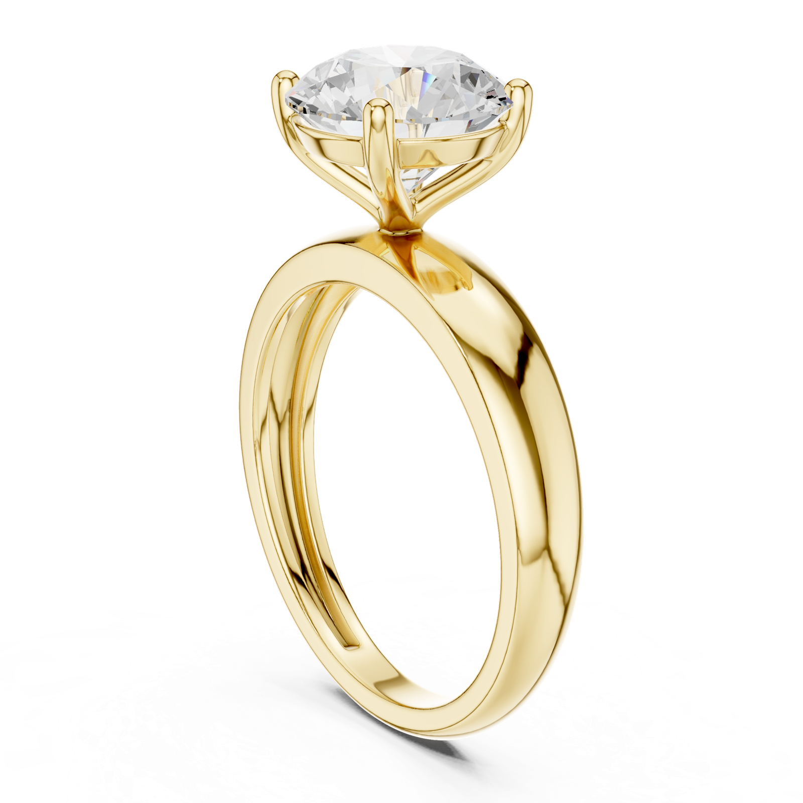 Gold Ring DDLR-710, Yellow Gold, view 1