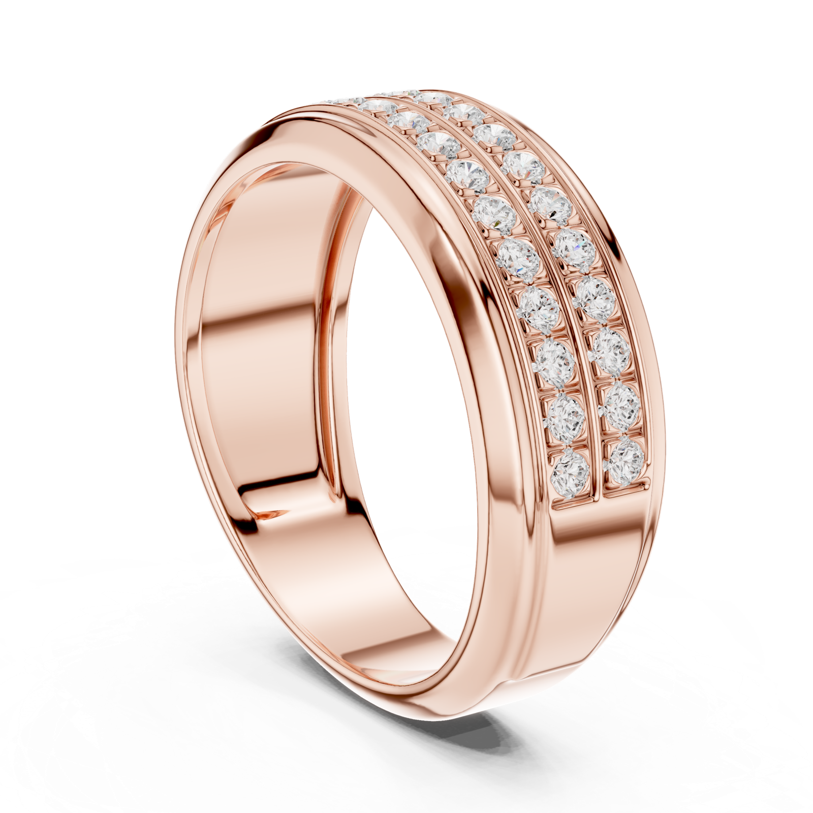 Gold Ring SBMR(8), Rose Gold
