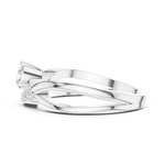 Gold Ring DDLR-829, White Gold, view 3