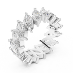 Gold Ring DDLR-247, White Gold, view 2