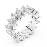 Gold Ring DDLR-247, White Gold, view 2