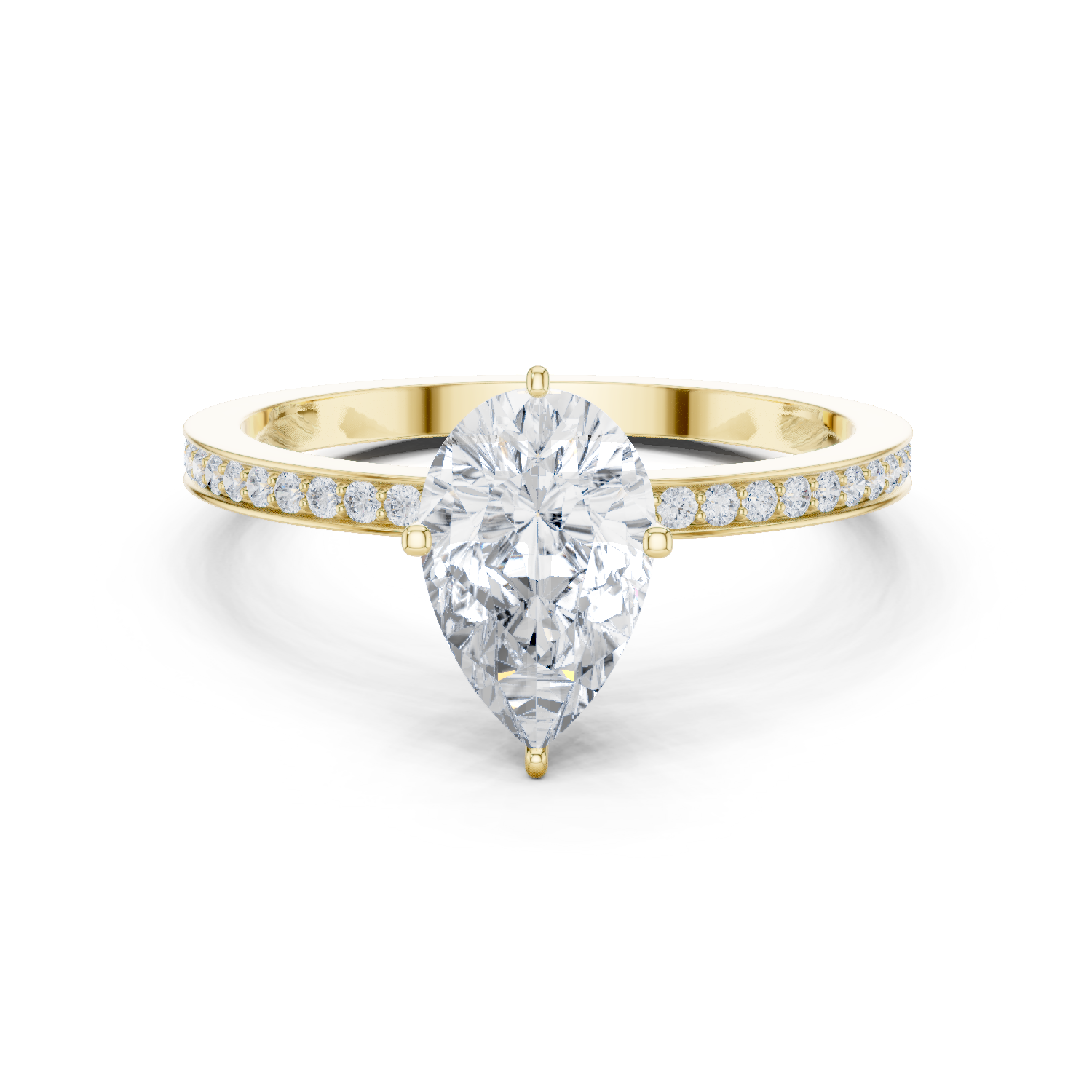 Gold Ring DDLR-1091, Yellow Gold