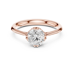 Gold Ring DDLR-552, Rose Gold, view 4