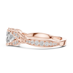 Gold Ring DDLR-932, Rose Gold, view 3