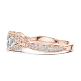 Gold Ring DDLR-932, Rose Gold, view 3