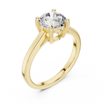 Gold Ring DDLR-066, Yellow Gold, view 2