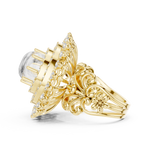 Gold Ring DDLR-749, Yellow Gold, view 3