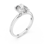 Gold Ring DDLR-071, White Gold, view 2