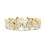 Gold Ring DDLR-311, Yellow Gold, view 3