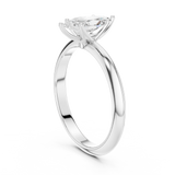 Gold Jewelry L36-6, Marquise center stone, White Gold, view 1