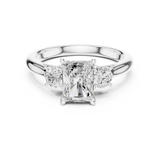 Gold Ring DDLR-896, White Gold, view 4