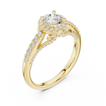Gold Ring LR-0218, Yellow Gold, view 2