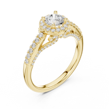 Gold Ring LR-0218, Yellow Gold, view 2