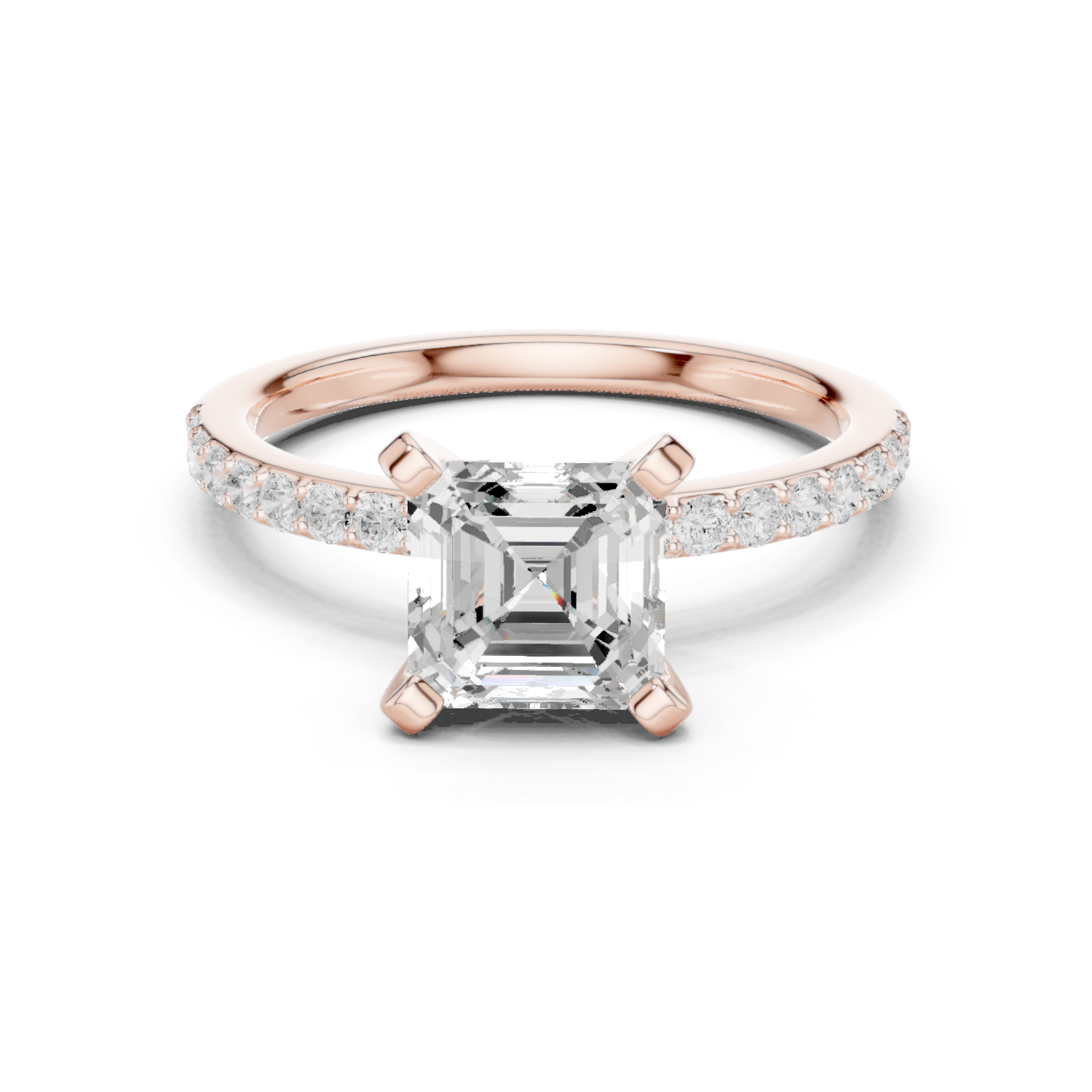 Gold Ring DDLR-884, Rose Gold