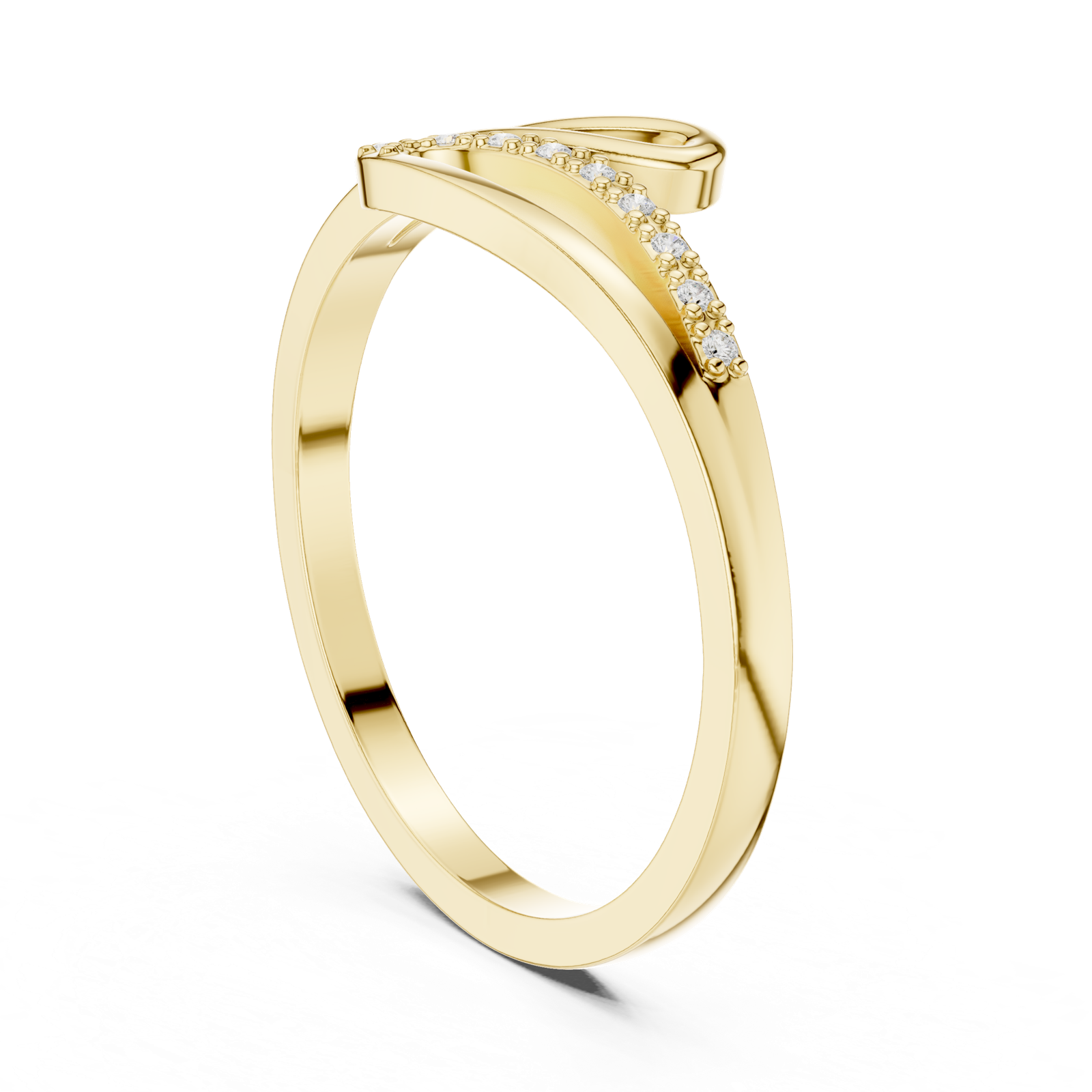 Gold Ring DDLR-476, Yellow Gold