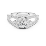 Gold Ring DDLR-682, White Gold, view 4