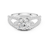 Gold Ring DDLR-682, White Gold, view 4