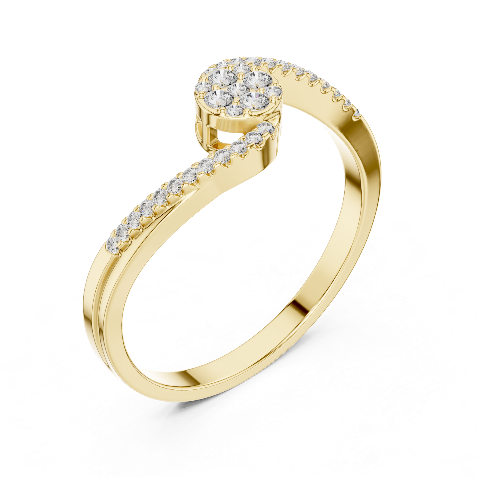 Gold Ring 1 (191), Yellow Gold, view 2