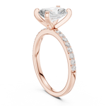 Gold Ring DDLR-891, Rose Gold, view 1
