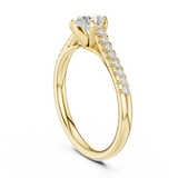 Gold Ring DDLR-586, Yellow Gold