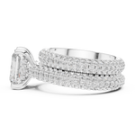 Gold Ring DDLR-013, White Gold, view 3