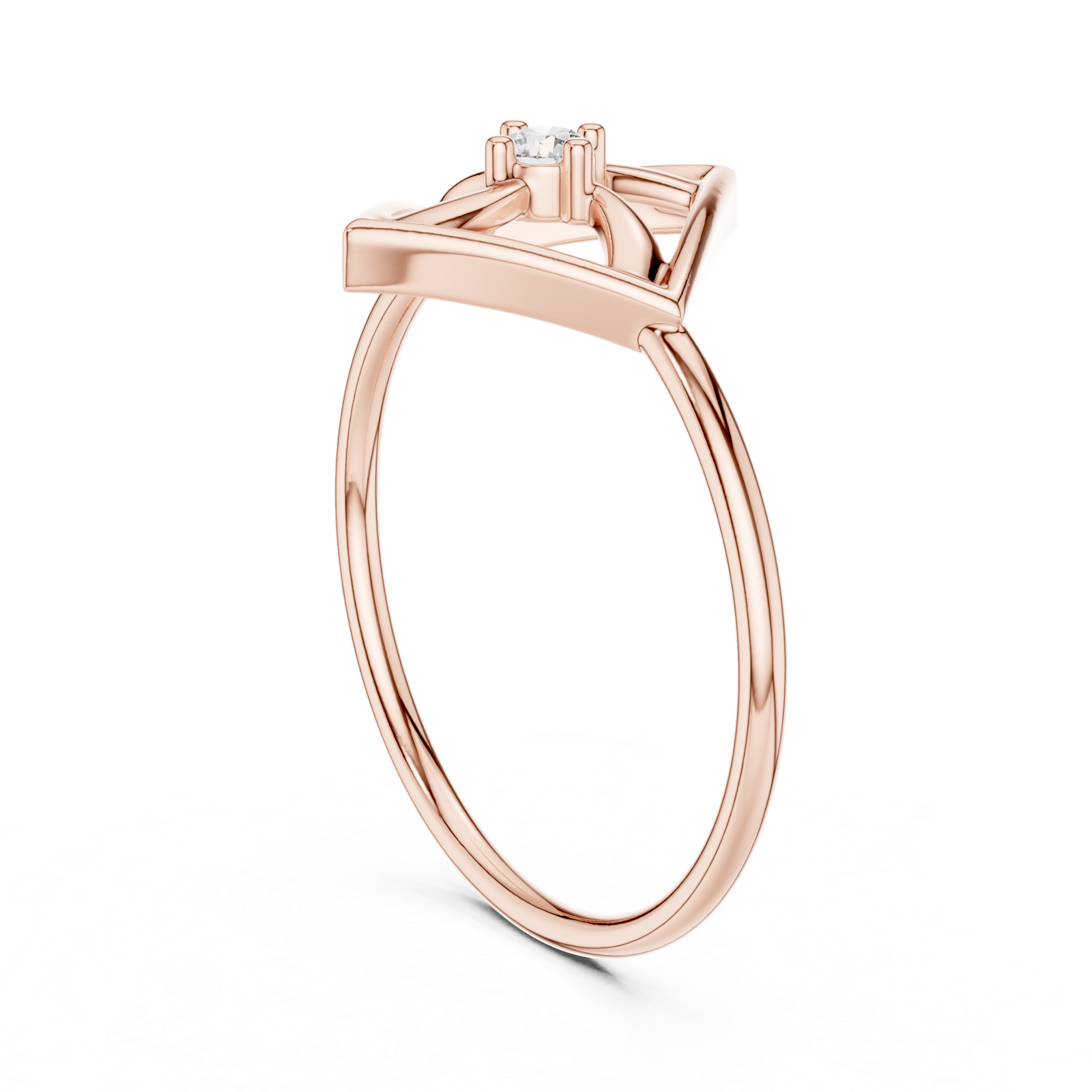 Gold Ring DR-6250, Rose Gold