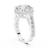 Gold Ring DDLR-354, White Gold, view 1